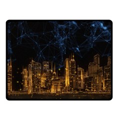 Architecture Buildings City Fleece Blanket (small) by Pakrebo