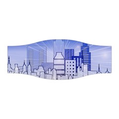 City Architecture Building Skyline Stretchable Headband by Pakrebo