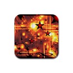 Star Radio Light Effects Magic Rubber Square Coaster (4 pack)  Front