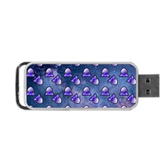 Kawaii Space Rocket Pattern Portable Usb Flash (one Side) by snowwhitegirl