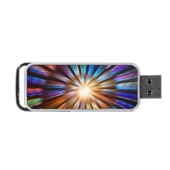 Background Spiral Abstract Portable Usb Flash (one Side) by HermanTelo