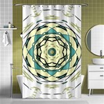 Circle Vector Background Abstract Shower Curtain 48  x 72  (Small)  Curtain(48  X 72 ) - 42.18 x64.8  Curtain(48  X 72 )