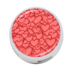 Hearts Love Valentine 4-port Usb Hub (two Sides) by HermanTelo