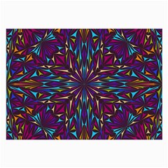 Kaleidoscope Triangle Curved Large Glasses Cloth by HermanTelo