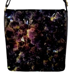 Amethyst Flap Closure Messenger Bag (s) by WensdaiAmbrose