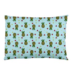 Pineapple Watermelon Fruit Lime Pillow Case (two Sides) by HermanTelo