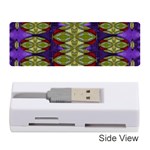 Divine Flowers Striving To Reach Universe Memory Card Reader (Stick) Front