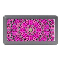 From The Sky Came Flowers In Calm Bohemian Peace Memory Card Reader (mini) by pepitasart