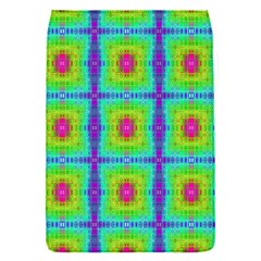 Groovy Yellow Pink Purple Square Pattern Removable Flap Cover (s) by BrightVibesDesign