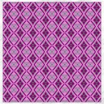 Argyle Large Pink Pattern Canvas 12  x 12  11.4 x11.56  Canvas - 1