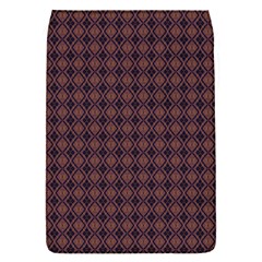 Argyle Dark Purple Yellow Pattern Removable Flap Cover (s) by BrightVibesDesign