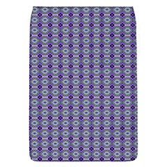 Ornate Oval Pattern Purple Green Removable Flap Cover (s) by BrightVibesDesign