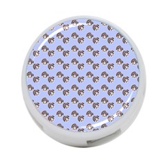 Kawaii Dougnut Blue Pattern 4-port Usb Hub (two Sides) by snowwhitegirl