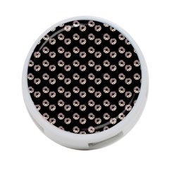 Kawaii Dougnut Black Pattern 4-port Usb Hub (two Sides) by snowwhitegirl