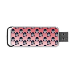 Forest Girl Gradient Red Portable Usb Flash (one Side) by snowwhitegirl
