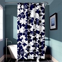 Flowers Garden Textiles Fabric Shower Curtain 36  X 72  (stall)  by Pakrebo