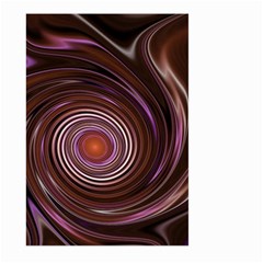 Fractal Waves Pattern Design Large Garden Flag (two Sides) by Pakrebo
