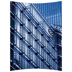 Abstract Architecture Azure Back Support Cushion by Pakrebo