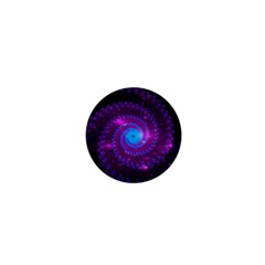 Fractal Spiral Space Galaxy 1  Mini Buttons by Pakrebo