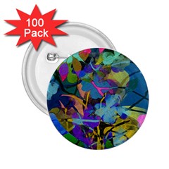 Flowers Abstract Branches 2 25  Buttons (100 Pack)  by Pakrebo