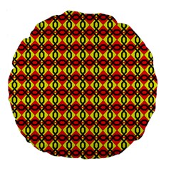 Rby-2-6 Large 18  Premium Flano Round Cushions by ArtworkByPatrick