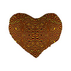 Rby-3-3 Standard 16  Premium Heart Shape Cushions by ArtworkByPatrick