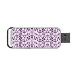 Texture Tissue Seamless Flower Portable Usb Flash (one Side) by HermanTelo