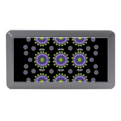 Lilies And Decorative Stars Of Freedom Memory Card Reader (mini) by pepitasart