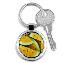 Sliced Watermelon Lot Key Chain (round) by Pakrebo