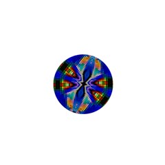Art Kaleidoscope Meditation Mosaic 1  Mini Buttons by Wegoenart