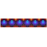 Background Colorful Abstract Large Flano Scarf  Back