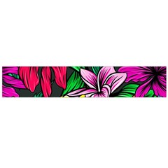 Hibiscus Flower Plant Tropical Large Flano Scarf  by Simbadda
