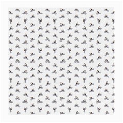 Cycling Motif Design Pattern Medium Glasses Cloth by dflcprintsclothing