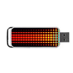 Signal Background Pattern Light Portable Usb Flash (one Side) by Sudhe
