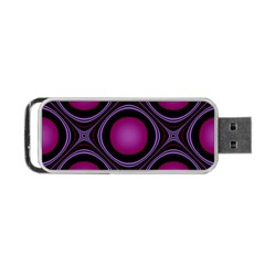 Abstract Background Design Purple Portable Usb Flash (one Side) by Sudhe