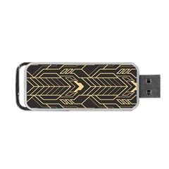 Abstract Art Deco Seamless Pattern Vector Portable Usb Flash (one Side) by Sudhe