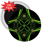 Artwork Fractal Allegory Art 3  Magnets (100 pack) Front