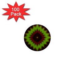 Fractal Artwork Idea Allegory Geometry 1  Mini Magnets (100 Pack)  by Sudhe