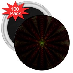 Fractal Artwork Idea Allegory 3  Magnets (100 Pack) by Sudhe