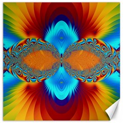 Artwork Digital Art Fractal Colors Canvas 16  X 16  by Pakrebo