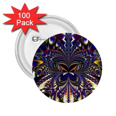 Abstract Art Artwork Fractal Design Art Pattern 2 25  Buttons (100 Pack)  by Pakrebo