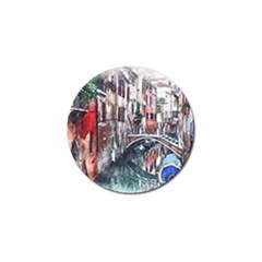 Venice Water Laguna Italy Golf Ball Marker by Wegoenart