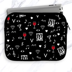 Party Pattern Apple Ipad 2/3/4 Zipper Cases by Valentinaart