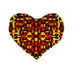 Abp1 Rby Rby 1 Standard 16  Premium Heart Shape Cushions Front