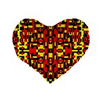 Abp1 Rby Rby 1 Standard 16  Premium Heart Shape Cushions Back