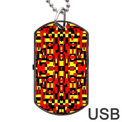 Abp Rby-2 Dog Tag Usb Flash (two Sides) by ArtworkByPatrick