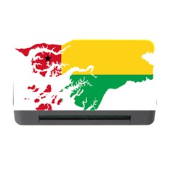 Guinea Bissau Flag Map Geography Memory Card Reader With Cf by Sapixe