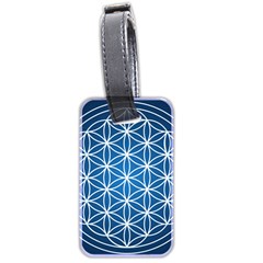 Mandala Flower Of Life Luggage Tag (two Sides) by Pakrebo