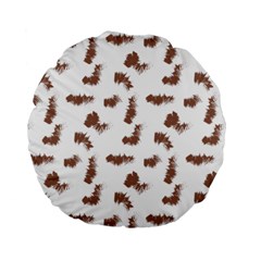 Casual Standard 15  Premium Flano Round Cushions by scharamo