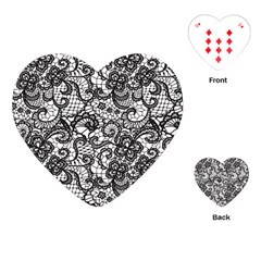 Encaje Playing Cards Single Design (heart) by Sobalvarro